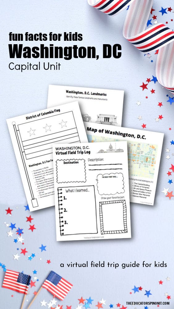 washington-dc-unit-for-kids-1 - The Educators' Spin On It Washington DC Unit for kids