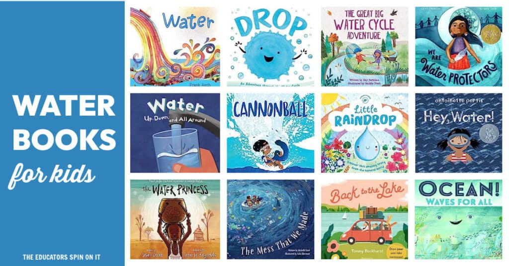 water-books-for-kids-fb - The Educators' Spin On It The best collection of Water Books for Kids.