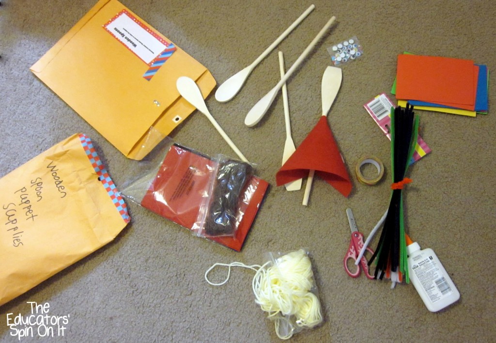 Wooden+Spoon+Supplies.jpg - The Educators' Spin On It Supplies for Making Wooden Spoon Puppets