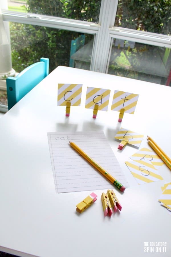 Writing Activity for Sight Words with pencils - The Educators' Spin On It Writing Activity for Sight Words with pencils