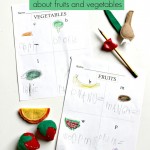 Writing About Fruits and Vegetables with Preschoolers
