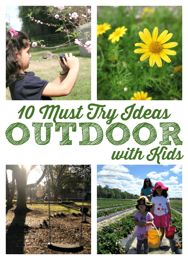 10 Outdoor Ideas with Kids this spring - The Educators' Spin On It 10 Outdoor Activities for Kids this Spring