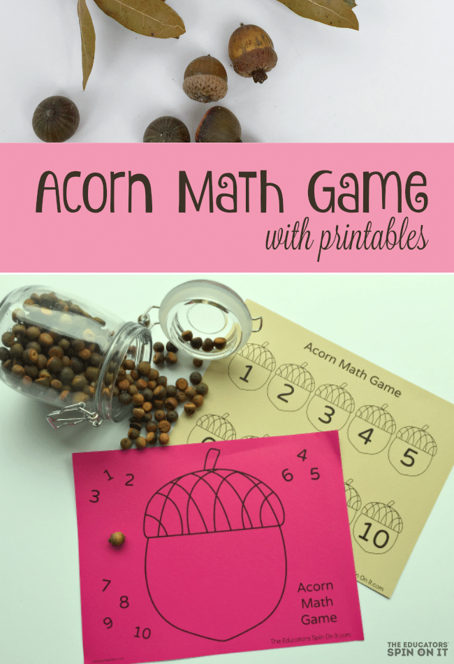 Acorn%2BMath%2BGame%2Bfor%2BKids%2Bwith%2Bprintables%2Bby%2BKim%2BVij%2B.png - The Educators' Spin On It Acorn Math Games for Kids