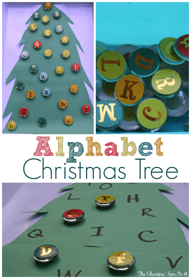 Alphabet Christmas Tree by The Educators' Spin On It - The Educators' Spin On It Alphabet Christmas Tree Game for Kids