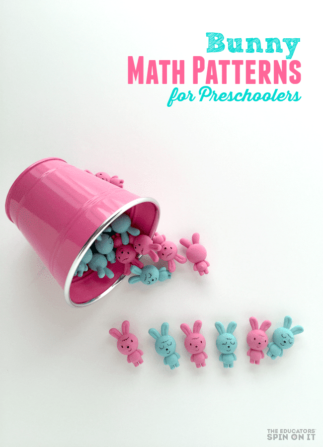 Bunny Math Patterns for Preschoolers - The Educators' Spin On It Bunny Math Patterns for Preschoolers