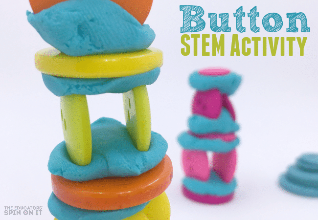 Button STEM Activity for Kids for Thinking Challenge - The Educators' Spin On It Button STEM Activity for Kids for a FUN Thinking Challenge
