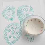 DIY stamps inspired by India designs