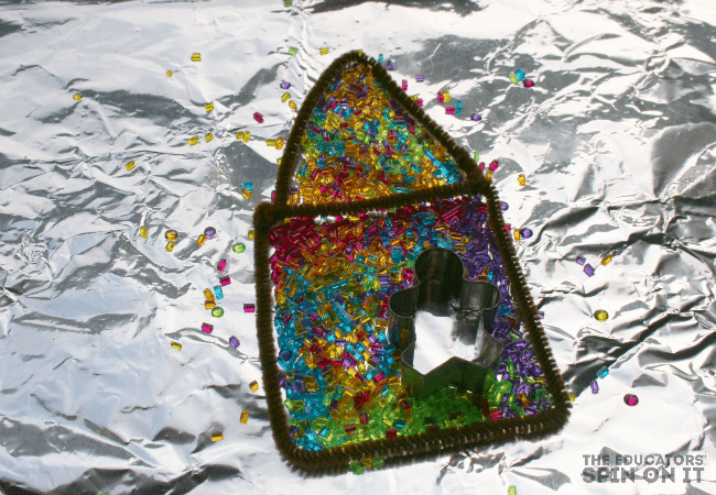 DIY Stained Glass Gingerbread Ornament for Christmas from The Educators' Spin On It DIY Stained Glass Gingerbread Ornament for Christmas from The Educators' Spin On It