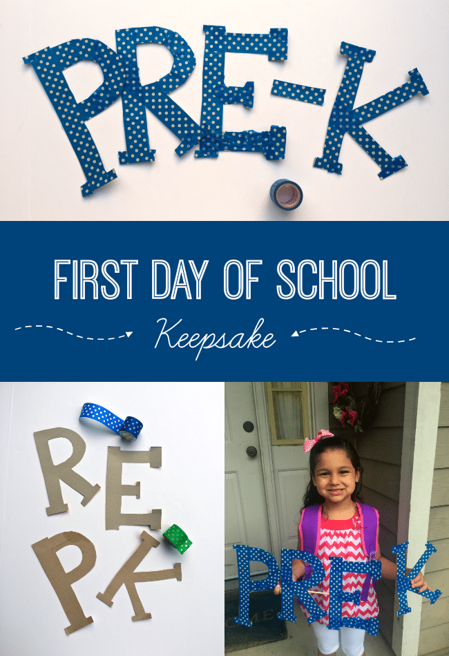 First%2BDay%2Bof%2BSchool%2BKeepsake%2Bfrom%2Bthe%2BEducators%2527%2BSpin%2BOn%2Bit%2B.png - The Educators' Spin On It DIY First Day of School Sign with Cardboard and Washi Tape