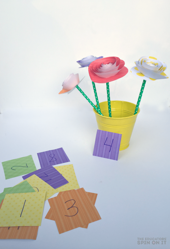 Flower%2BMath%2BGame%2Bfor%2BKids%2Binspired%2Bby%2BMadeline%2B.png - The Educators' Spin On It Flower Math Game for Kids inspired by the book Madeline