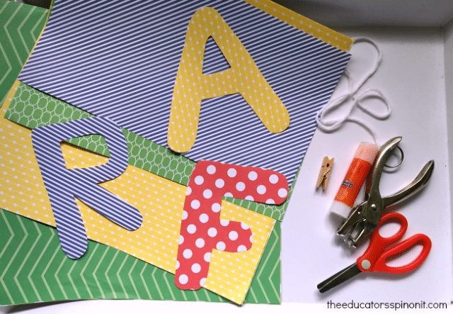 Lacing Letters Inspired by The Very Hungry Caterpillar