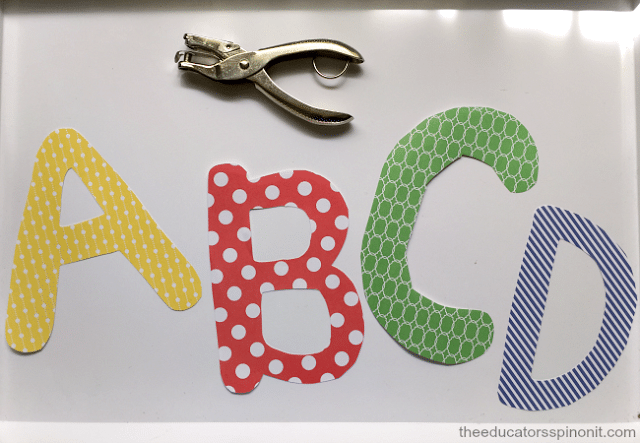 Lacing Letters Inspired by The Very Hungry Caterpillar