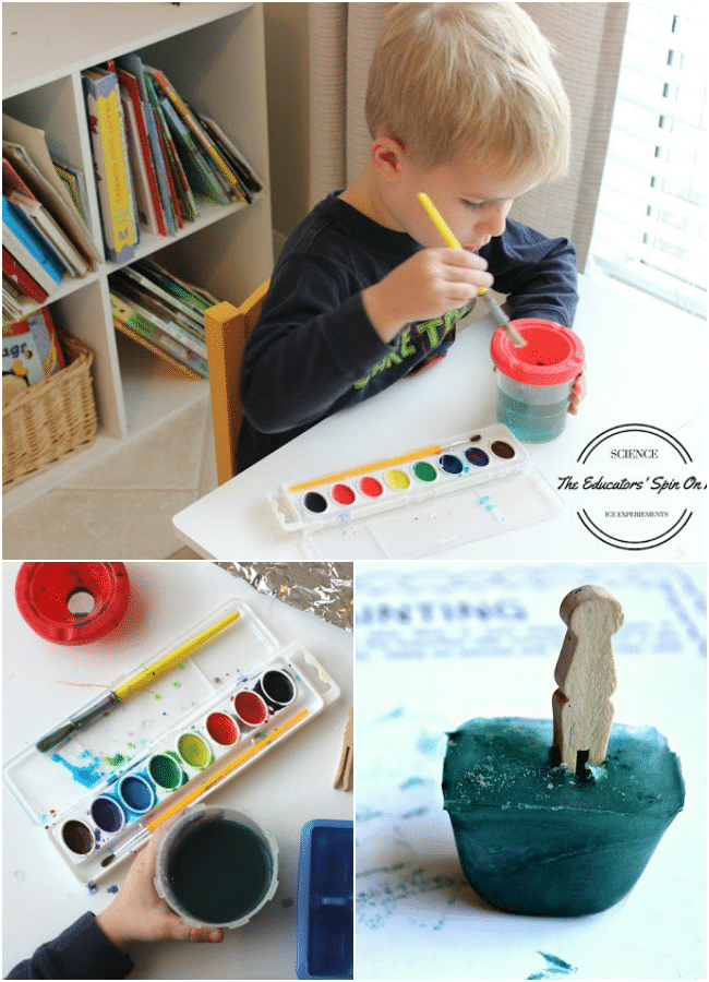 painting with Ice science experiment - The Educators' Spin On It Ice Science Experiments for kids