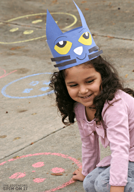 Pete the Cat Movement Game Outdoors - The Educators' Spin On It pete the cat movement game with buttons