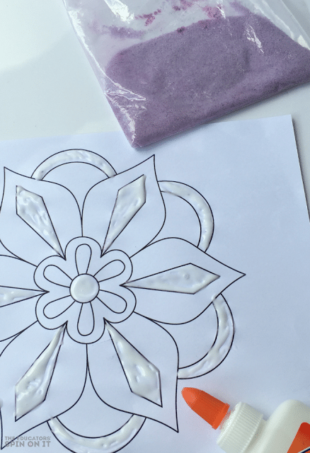 Rangoli Craft Idea for Kids for Diwali to encourage kids to learn about the world.