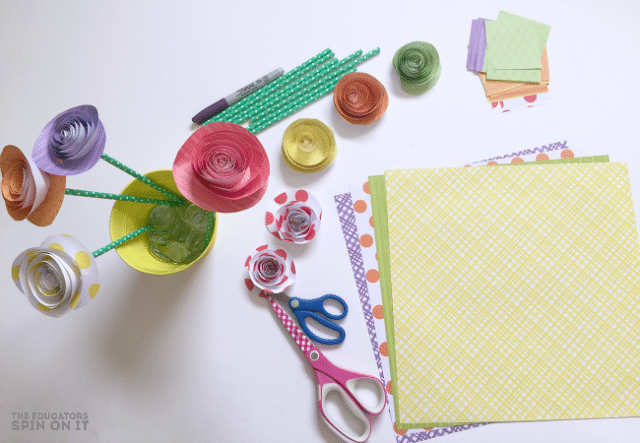 Madeline Math Activity with Flowers. Plus a creative way to teach kids to share their well wishes to others during this time of thanks.