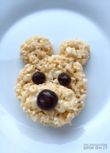 Teddy Bear Rice Krispie Treat - The Educators' Spin On It Teddy Bear Rice Krispie Treat