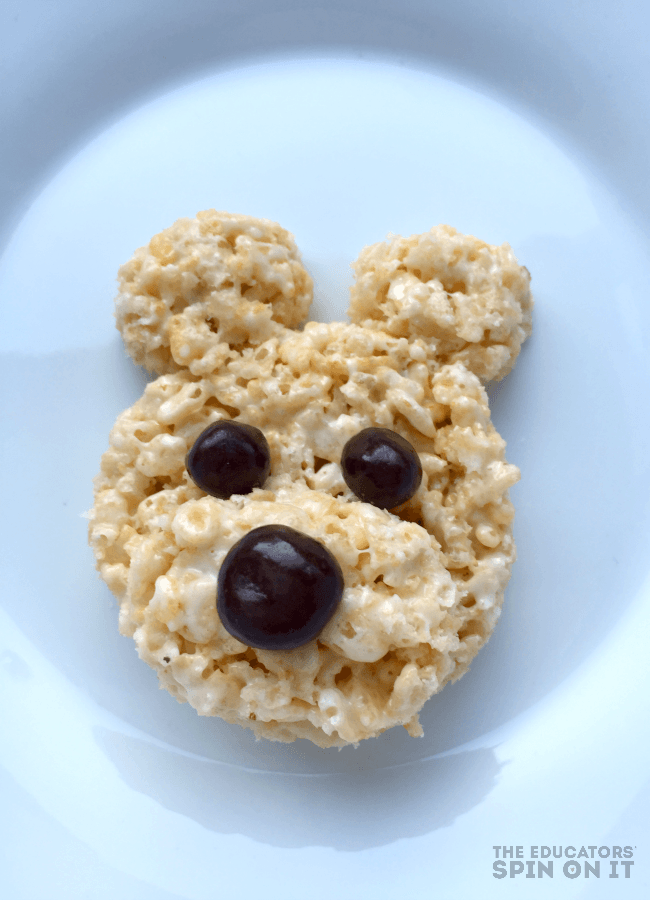 Teddy Bear Rice Krispie Treat - The Educators' Spin On It Teddy Bear Rice Krispie Treat