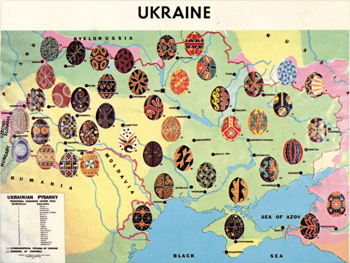 Traditional-Regional-Pysanky-Throughout-Ukraine - The Educators' Spin On It Traditional Regional Pysanky from throughout Ukraine