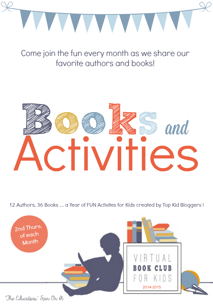 Books and Activities for Kids featured at the Virtual Book Club for Kids