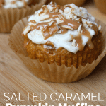 salted caramel pumpkin muffins recipe