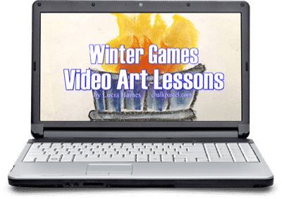 Winter-Games-400x283 - The Educators' Spin On It Winter Games Video Art Lessons on computer with Olympic Torch