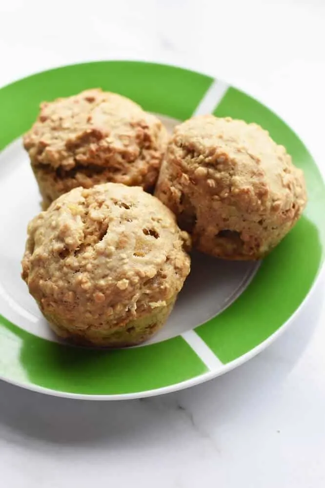 banana-muffins-with-oats-and-applesaucejpg - The Educators' Spin On It Banana Applesauce Oatmeal Muffins Recipe