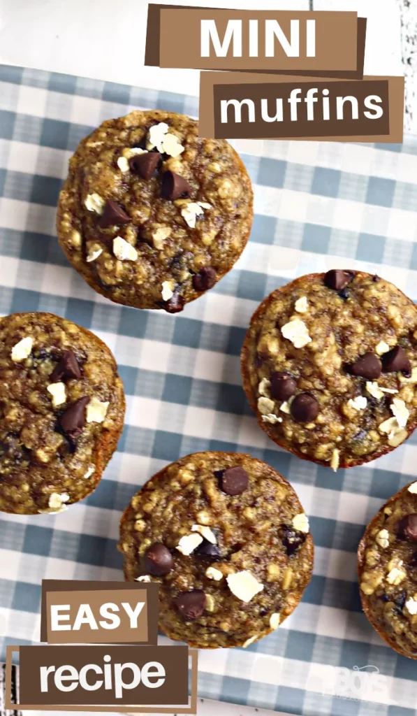 mini-banana-peanut-butter-muffins-2png - The Educators' Spin On It Mini Banana Peanut Butter Muffins